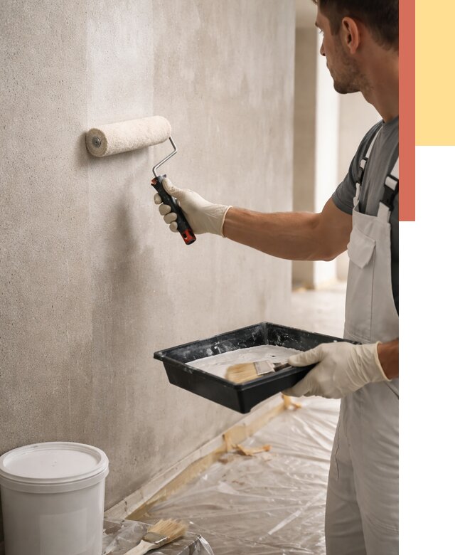 Грунтовка стен в Пыть-яхе от 2238 руб. м2 — быстро, недорого, с материалом | ОТДЕЛОЧНИК-Пть