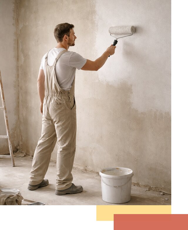 Грунтовка стен под отделку в Пыть-яхе профессиональным раствором