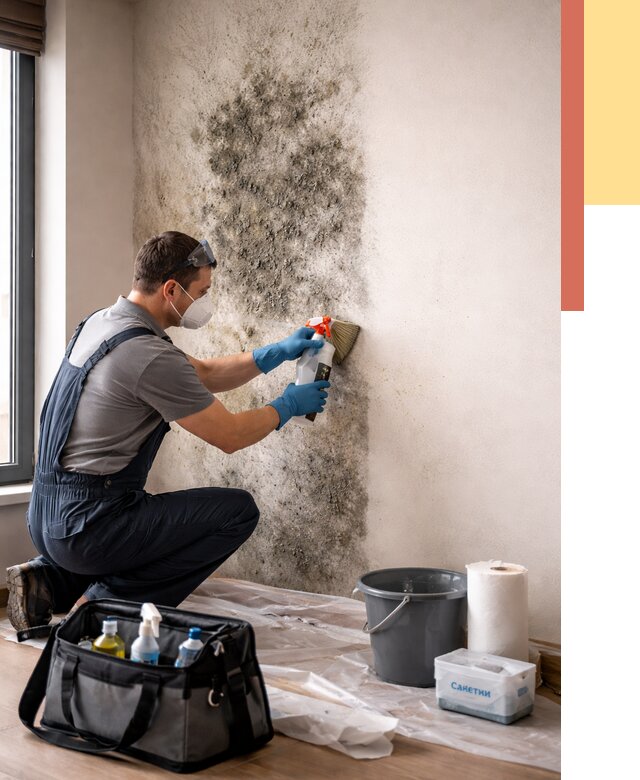 Удаление плесени со стен в Пыть-яхе от 2187 руб. — быстро и недорого | ОТДЕЛОЧНИК-Пть