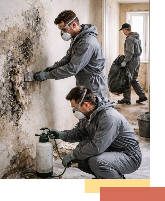 Удаление плесени со стен профессионально в Пыть-яхе