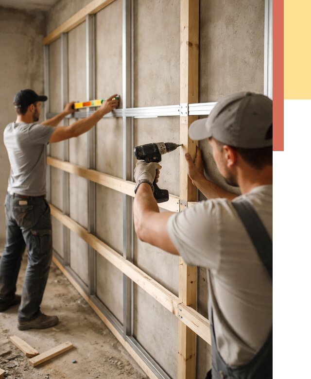 Устройство обрешетки под панели в Пыть-яхе от 2136 руб. — монтаж под ключ | ОТДЕЛОЧНИК-Пть