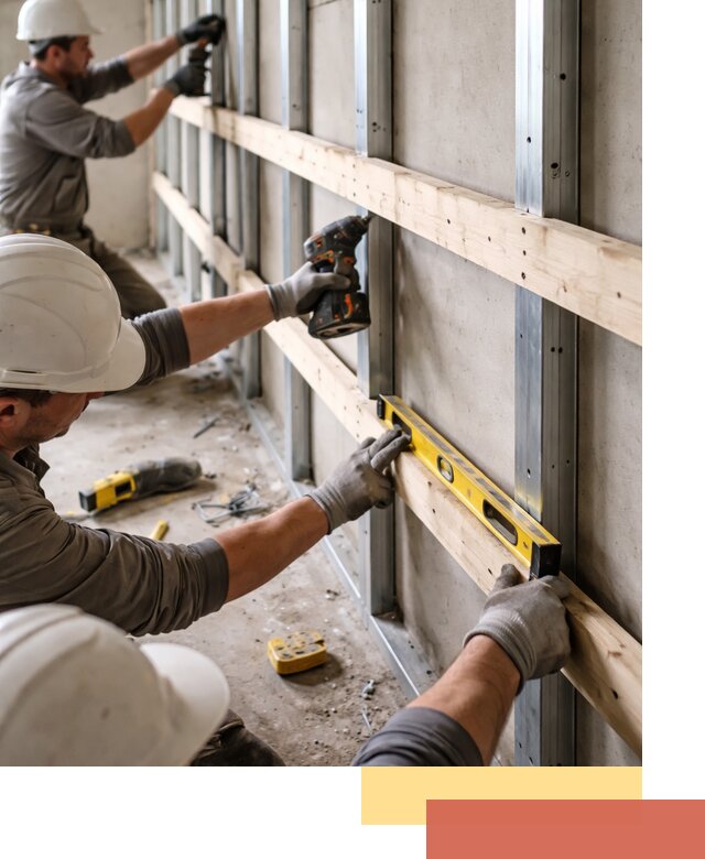 Устройство обрешетки под панели в Пыть-яхе