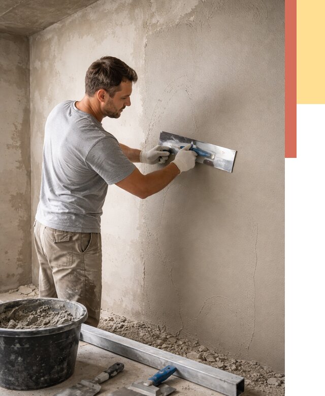 Штукатурка стен без маяков в Пыть-яхе от 7325 руб/м2 — услуги и цена | ОТДЕЛОЧНИК-Пть