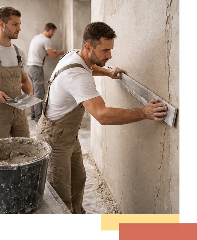 Штукатурка стен без маяков в Пыть-яхе быстро и качественно