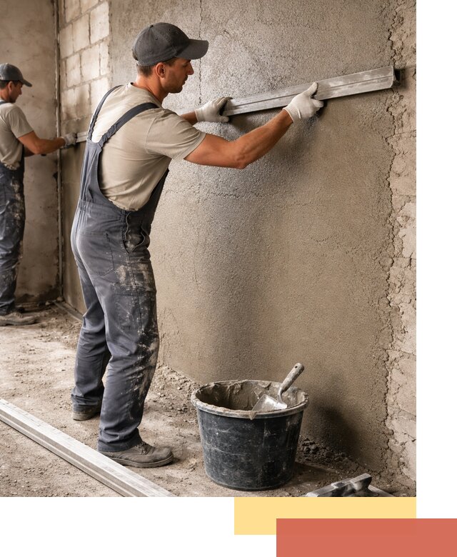 Штукатурка стен цементно-песчаная в Пыть-яхе профессионально