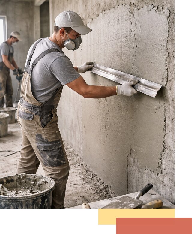 Штукатурка бетонных стен в Пыть-яхе качественно и долговечно