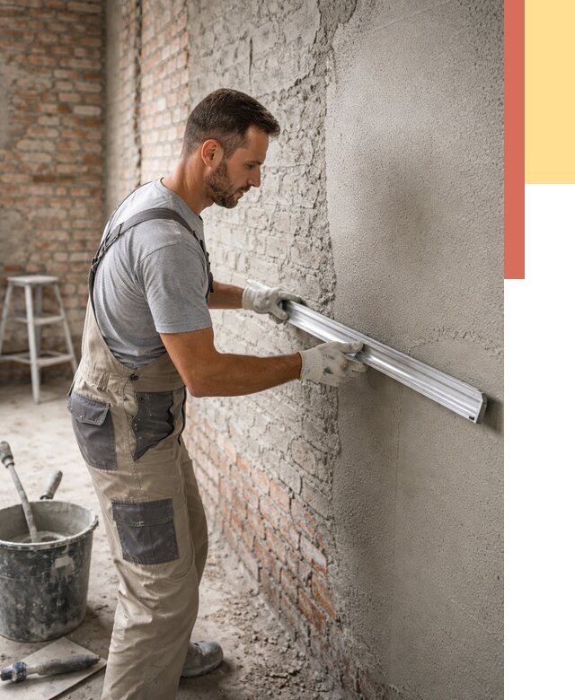 Штукатурка кирпичных стен в Пыть-яхе от 4578 руб/м2 — быстро и недорого | ОТДЕЛОЧНИК-Пть