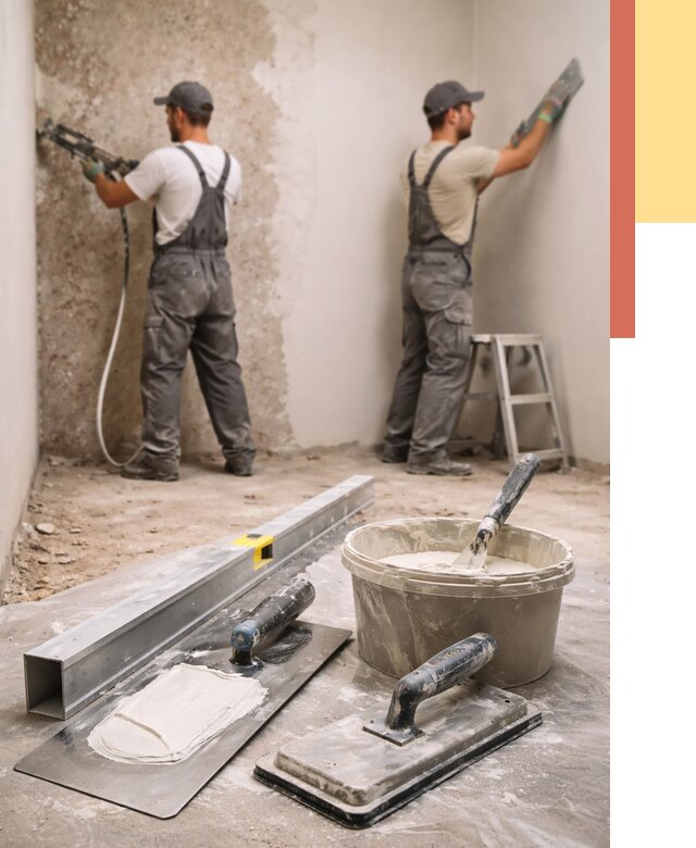 Штукатурка стен под обои в Пыть-яхе от 4578 руб./м2 — выравнивание под обои | ОТДЕЛОЧНИК-Пть