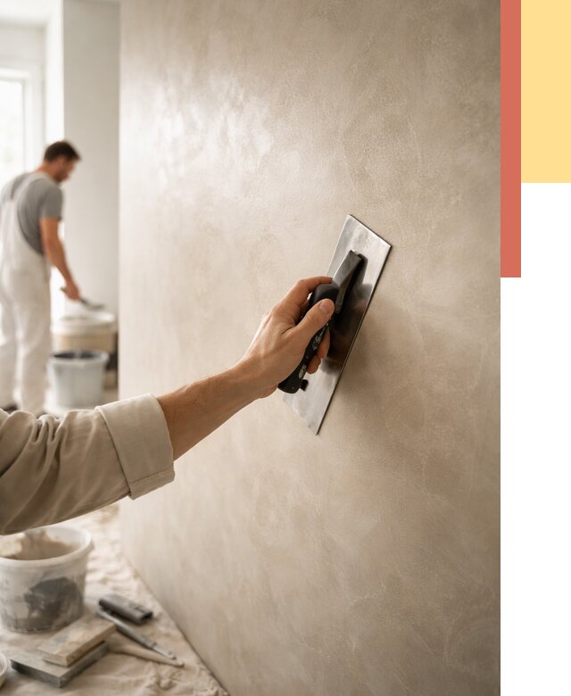 Венецианская штукатурка в Пыть-яхе от 3561 руб/м² — нанесение стен под ключ | ОТДЕЛОЧНИК-Пть