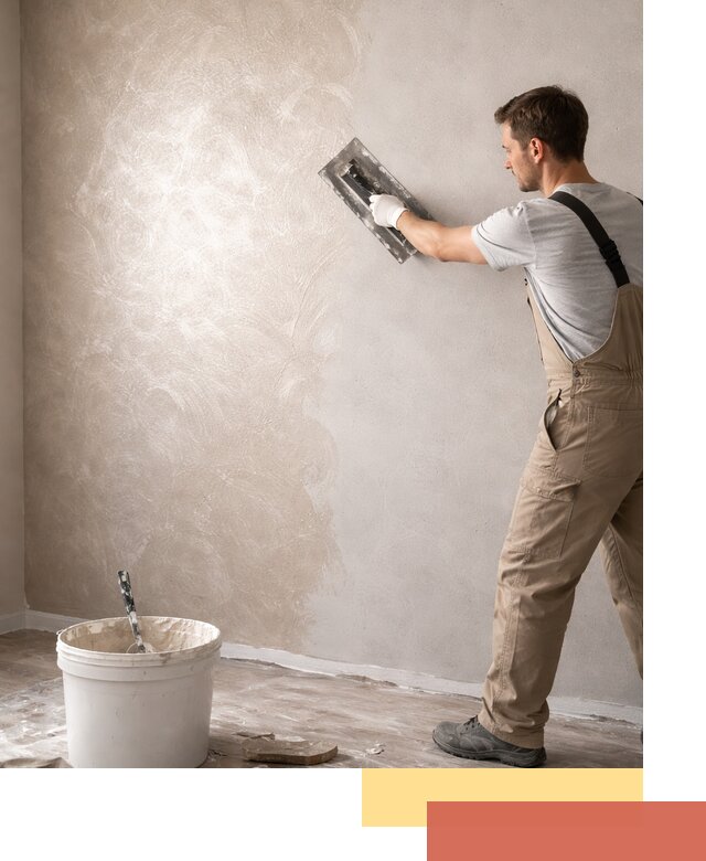 Декоративная штукатурка «Мокрый шелк» под ключ в Пыть-яхе