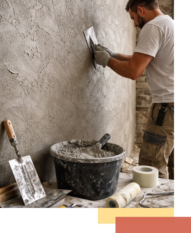 Декоративная штукатурка лофт в Пыть-яхе — отделка стен и потолков