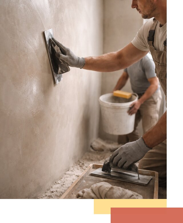 Нанесение марокканской штукатурки таделакт в Пыть-яхе