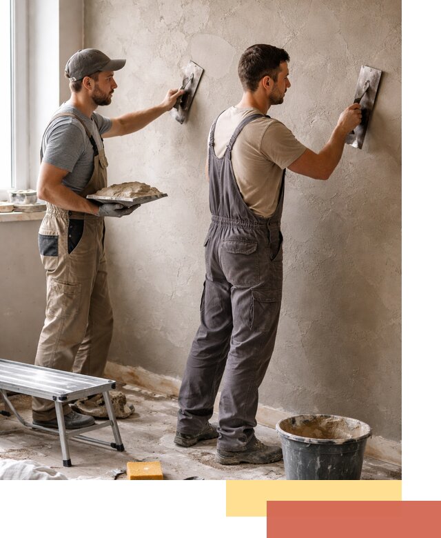 Ремонт декоративной штукатурки и восстановление фактуры в Пыть-яхе