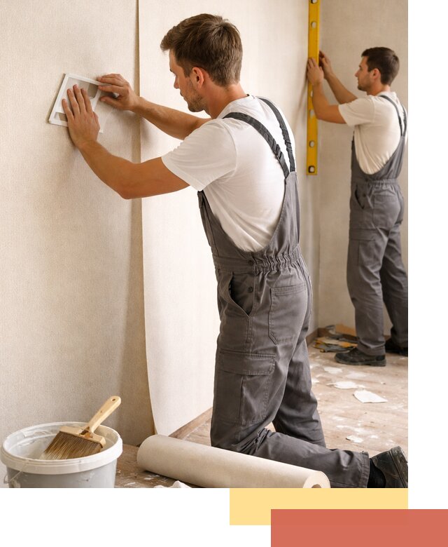 Поклейка бумажных обоев в Пыть-яхе качественно и недорого