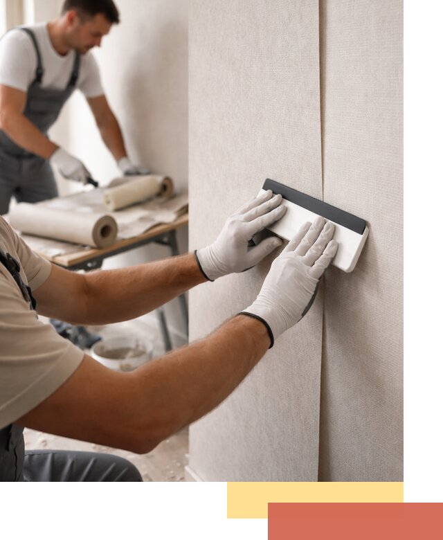 Поклейка обоев под покраску в Пыть-яхе профессионально и быстро