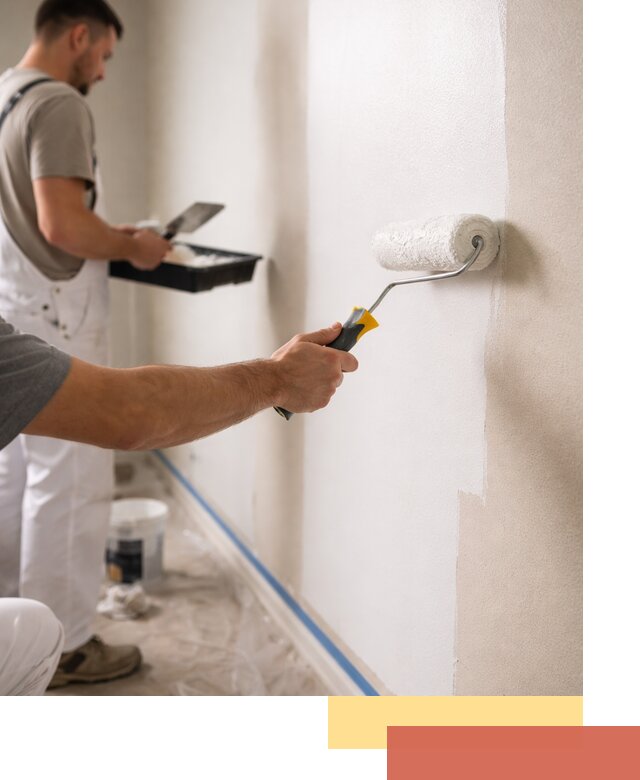 Покраска стен акриловой краской профессионально в Пыть-яхе