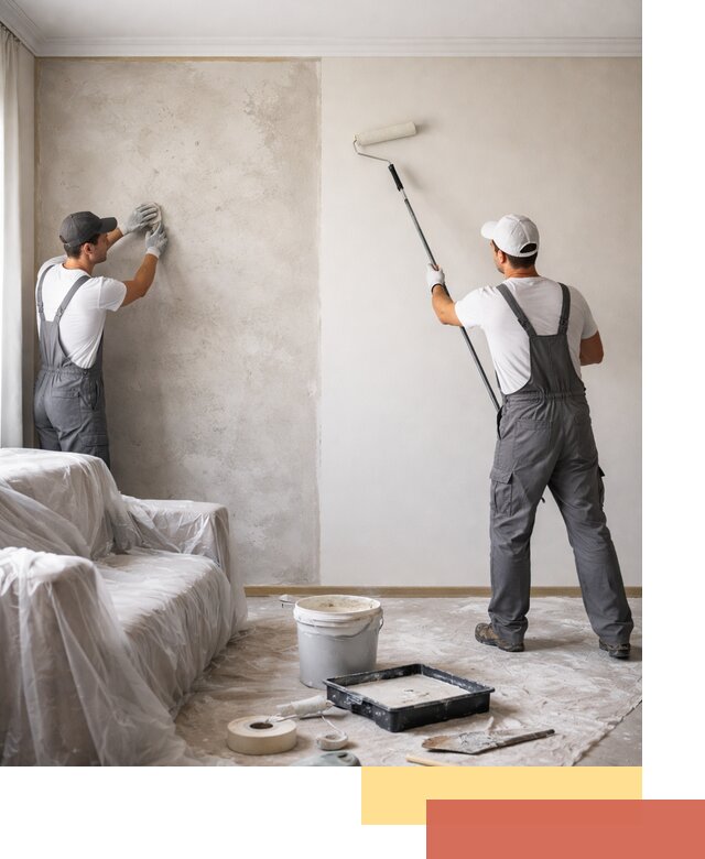 Покраска стен антивандальной краской в Пыть-яхе