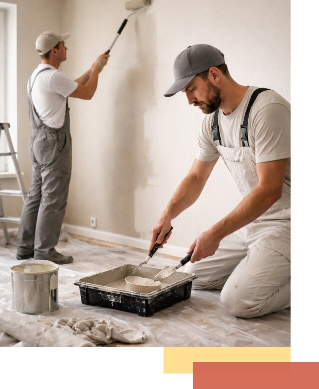 Покраска стен в квартире в Пыть-яхе — профессионально и аккуратно