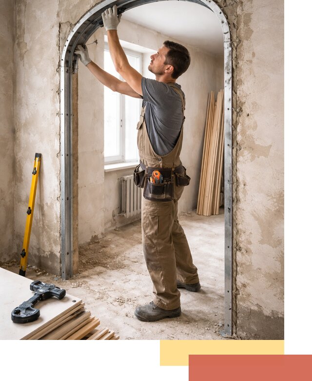 Устройство арочного проема в Пыть-яхе под ключ