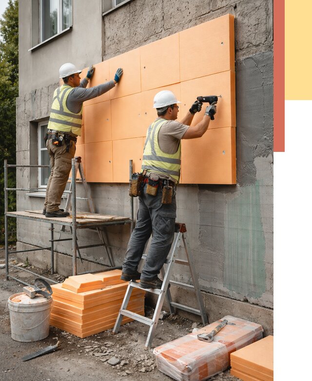 Утепление стен пеноплексом в Пыть-яхе от 1882 руб./м2 — быстро и недорого | ОТДЕЛОЧНИК-Пть