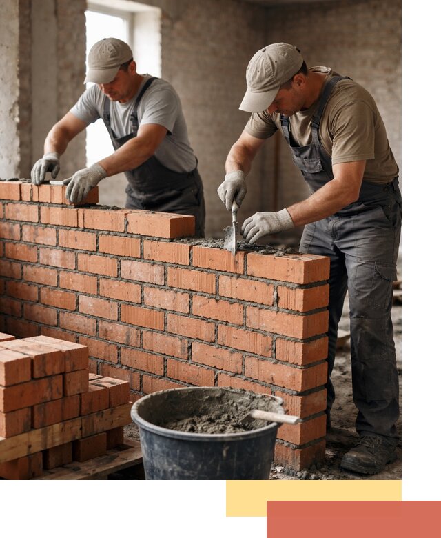 Кладка кирпичных перегородок под ключ в Пыть-яхе