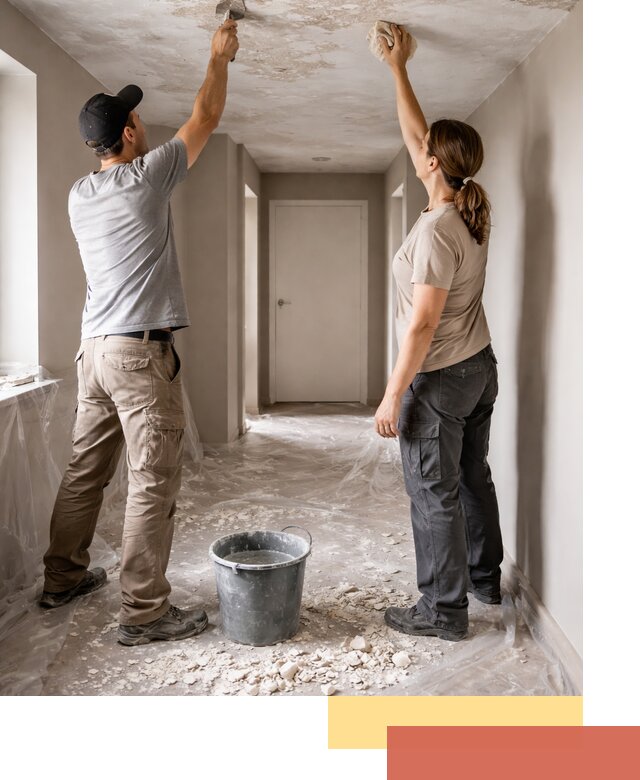 Удаление побелки с потолка в Пыть-яхе — быстро и аккуратно