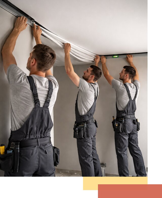 Теневые натяжные потолки в Пыть-яхе: монтаж и отделка быстро и качественно