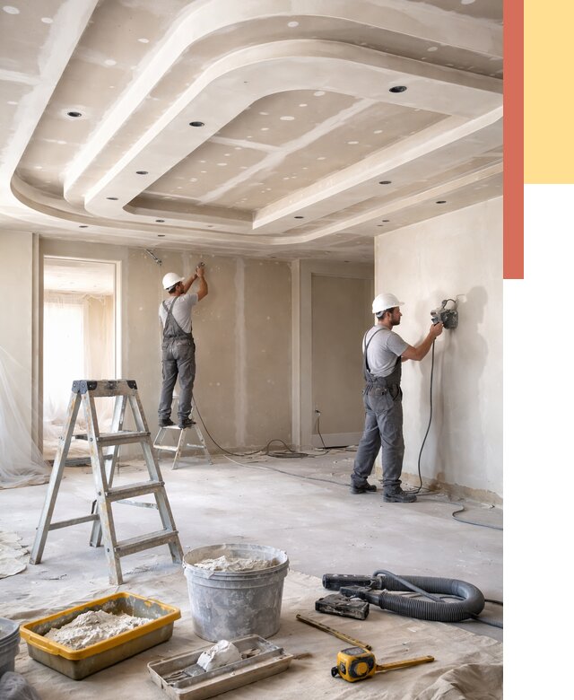 Многоуровневый потолок из гипсокартона в Пыть-яхе от 763 руб. под ключ | ОТДЕЛОЧНИК-Пть