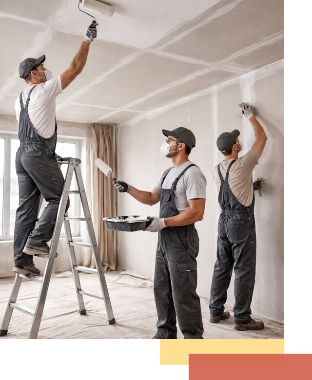 Покраска потолка из гипсокартона в Пыть-яхе качественно и недорого