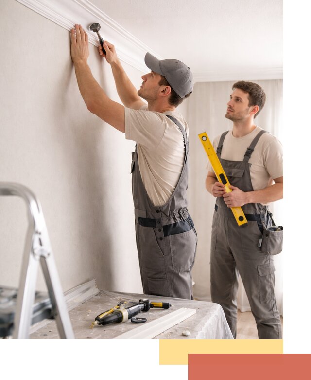 Монтаж потолочного плинтуса в Пыть-яхе качественно и быстро