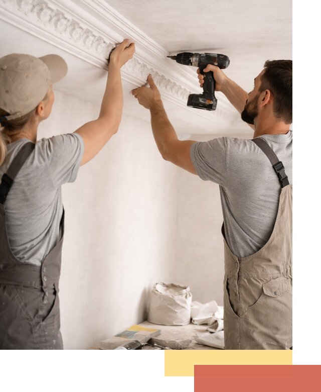 Профессиональный монтаж лепнины на потолок в Пыть-яхе