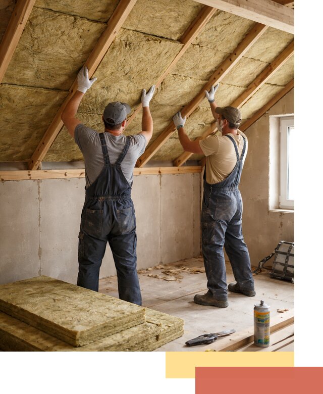 Утепление потолка минеральной ватой в Пыть-яхе